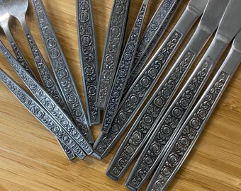 ANTIGUA by National Stainless NS Japan Collectible 1970s Flatware Asst. Pieces Buyer's Choice