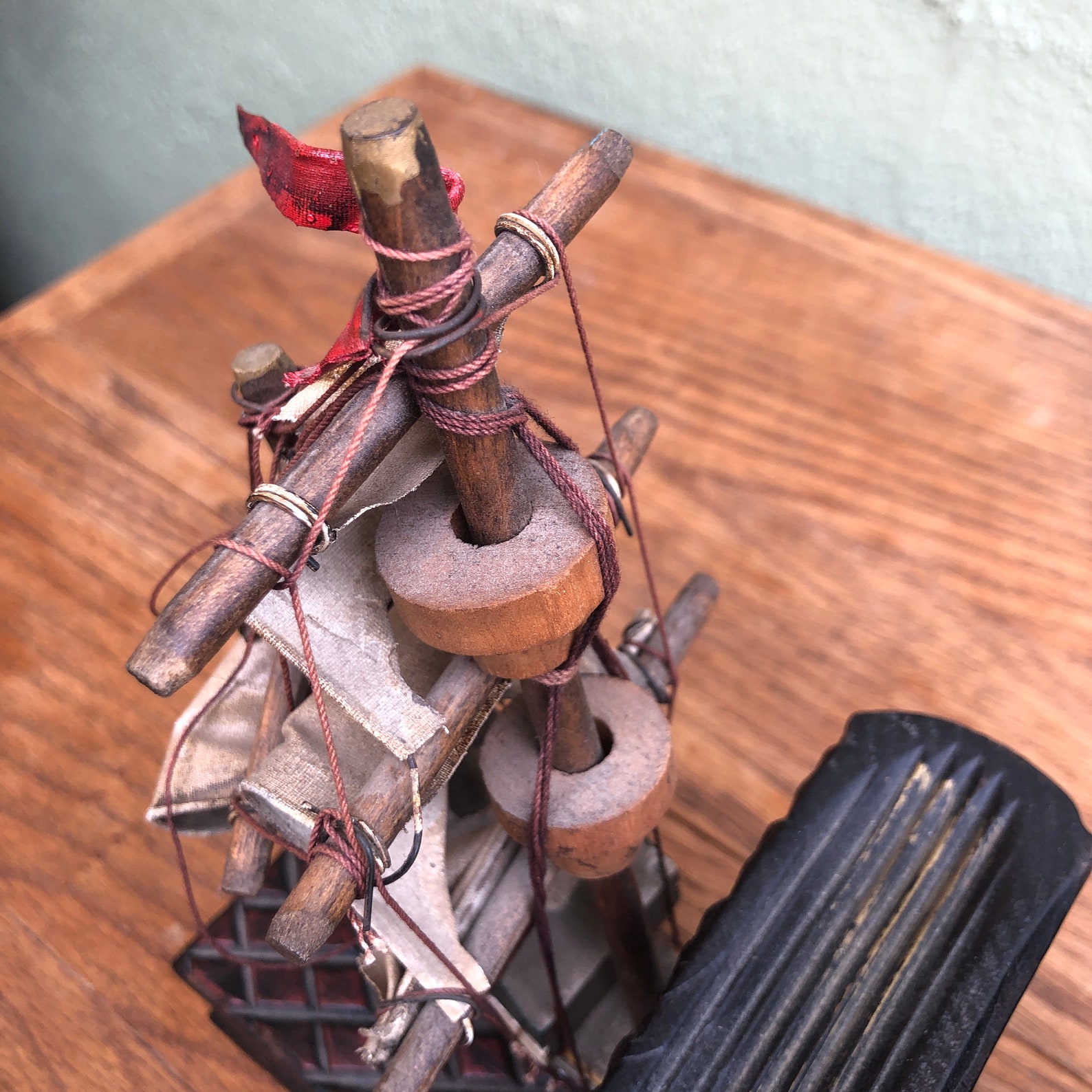 Spanish Galleon Ship Pair Bookends Hardwood Made in Spain Etsy