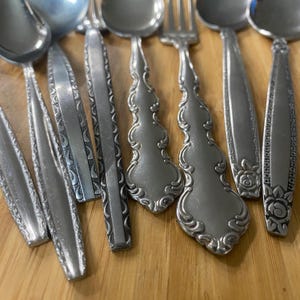 Scalloped* Edges Flatware Vintage Japan Stainless Steel Assorted Buyer&#39;s Choice Collectibles