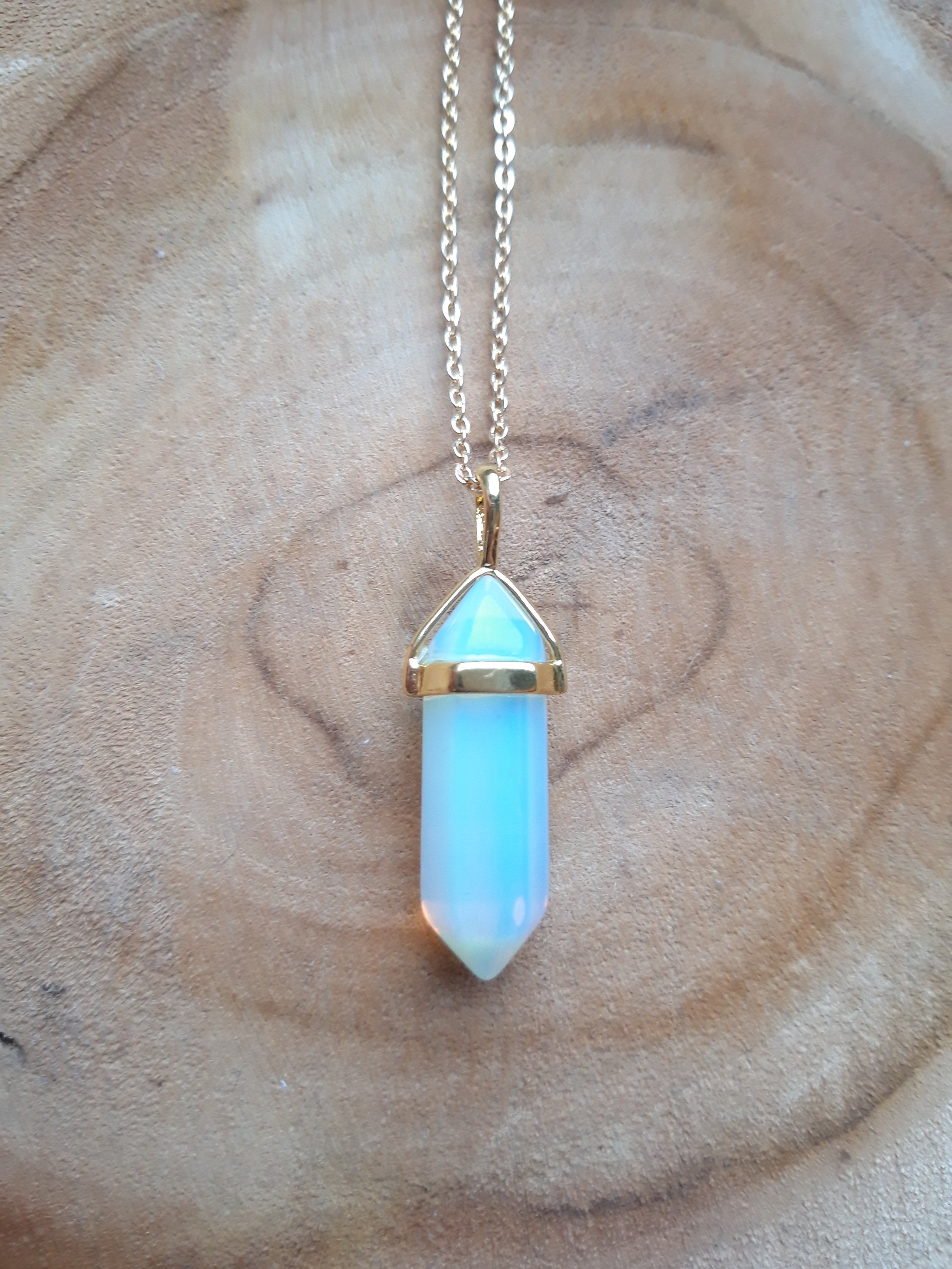 Crystal Opal Stone Necklace – éclater jewellery