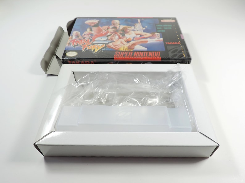 No Game,box and internals only Fatal Fury 2 for Snes