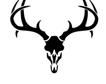 Deer Skull Svg Etsy