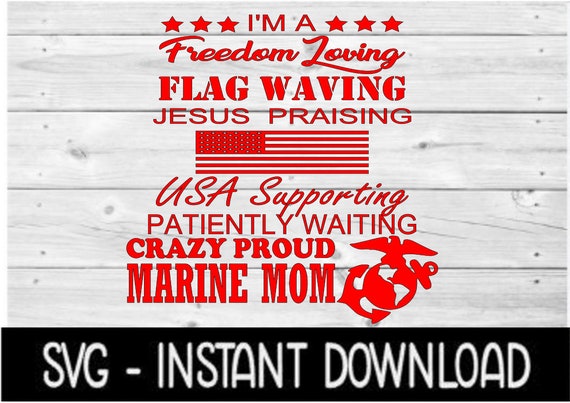 Download Marine Mom svg Marine svg Military svg Military Mom svg | Etsy