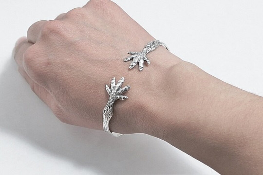 Fork Bracelet Silverware Jewelry Dragon Claws Sugar Tongs Fork Bracelet Silverware Jewelry Dragon Claws Sugar Tongs