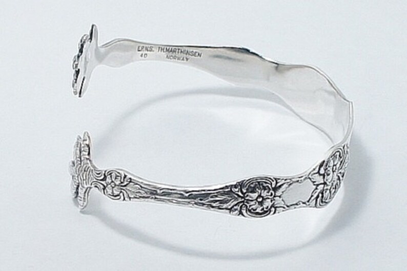 Silverware Fork Bracelet Dragon Claws Sugar Tong Bangle Etsy