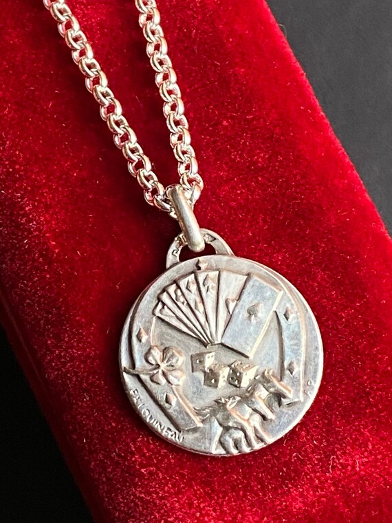 Antique French Lucky Charm Pendant