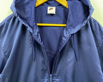 ジャケット・アウター 90s NIKE Half Zip Anorak Hoodie Vintage 90s Nike Half Zip Pullover Hoodie Jacket Windbreaker