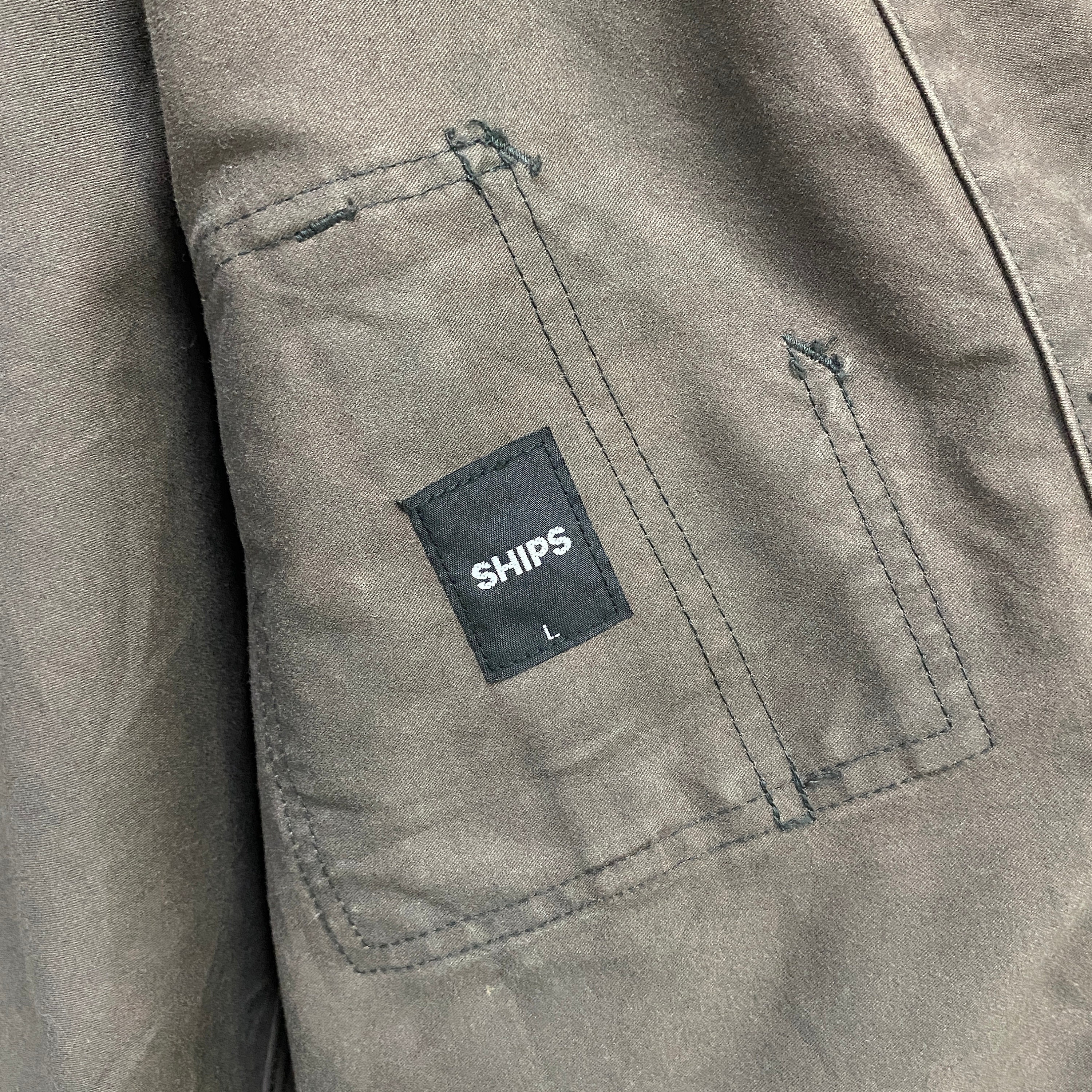 Ships Chore Jacket Japanese Brand Ships Japan Workwear Style Ships Chore Jacket Japanese Brand Ships Japan Workwear Style