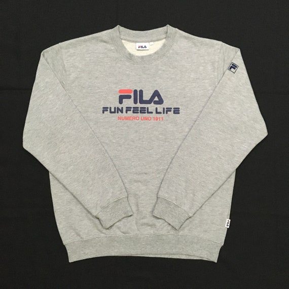 Vintage 90s Fila Sweatshirt Fila Sweater Crewneck