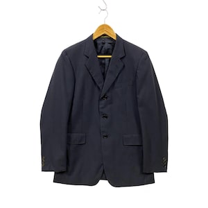 Vintage Yohji Yamamoto Blazer Yohji Yamamoto Jacket Tailored Jacket Sport Coat Yohji Yamamoto Men AAR Yohji Design Studio Smoke Grey Large