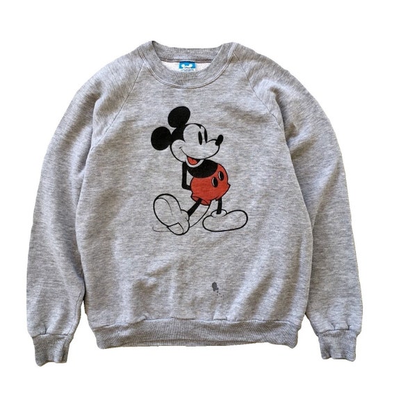 mickey mouse hoodie grey