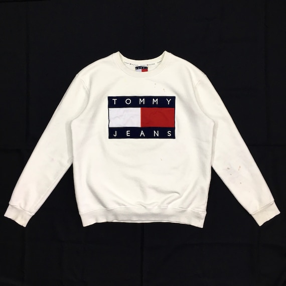 Vintage 90s Tommy Jeans Sweatshirt Tommy - Hong Kong