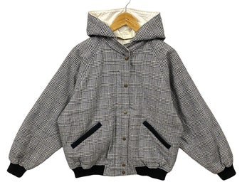 【80s】McGREGOR BlackWool Raglan Half Coat Vintage 80s Mcgregor Coat - Size XL - Etsy