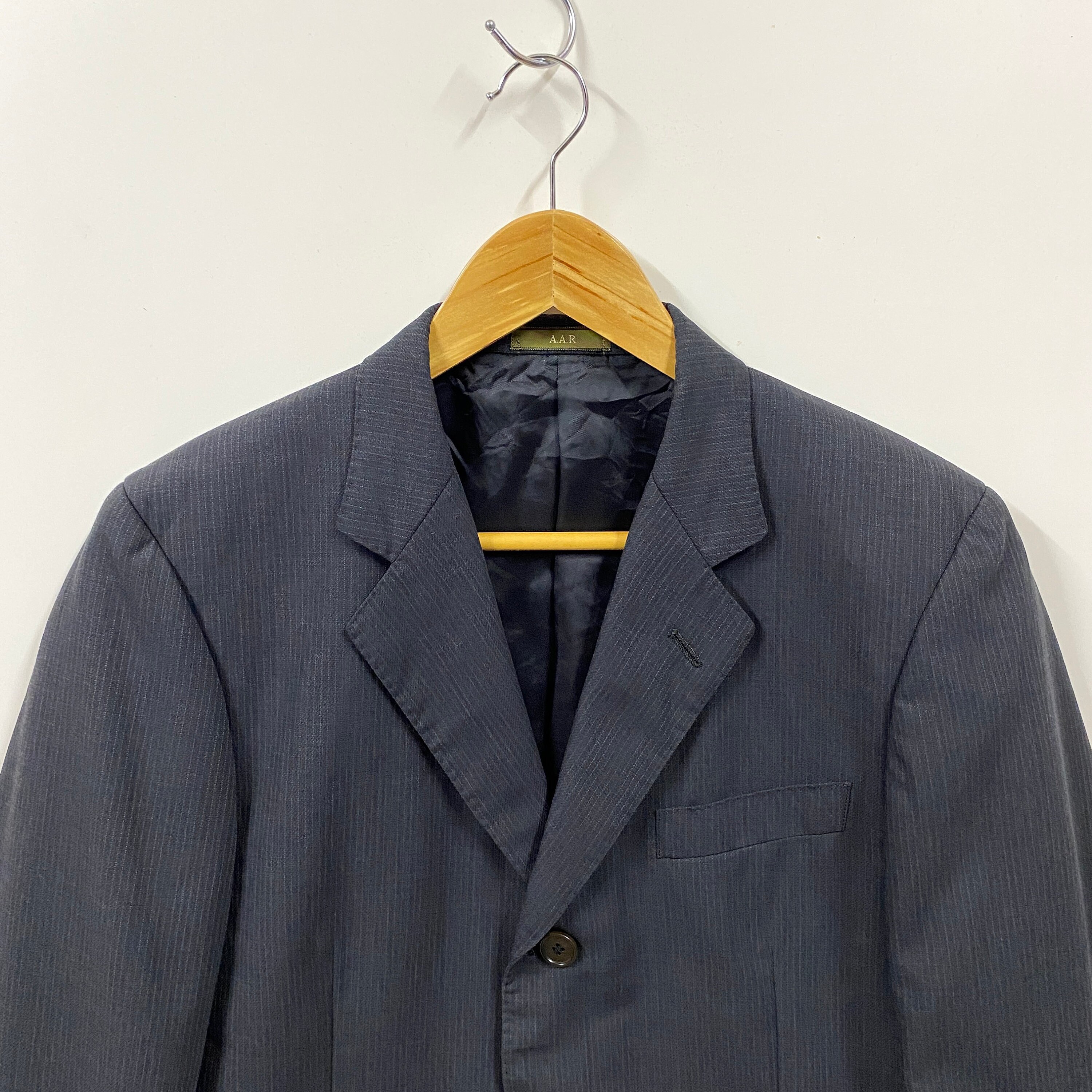 ジャケット・アウター archive Yohji Yamamoto tailored jacket Cotton Chino 2B Tailored Collar Jacket(XS BLACK): YOHJI