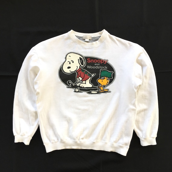 Vintage 90s Snoopy And Woodstock Sweatshirt Peanut
