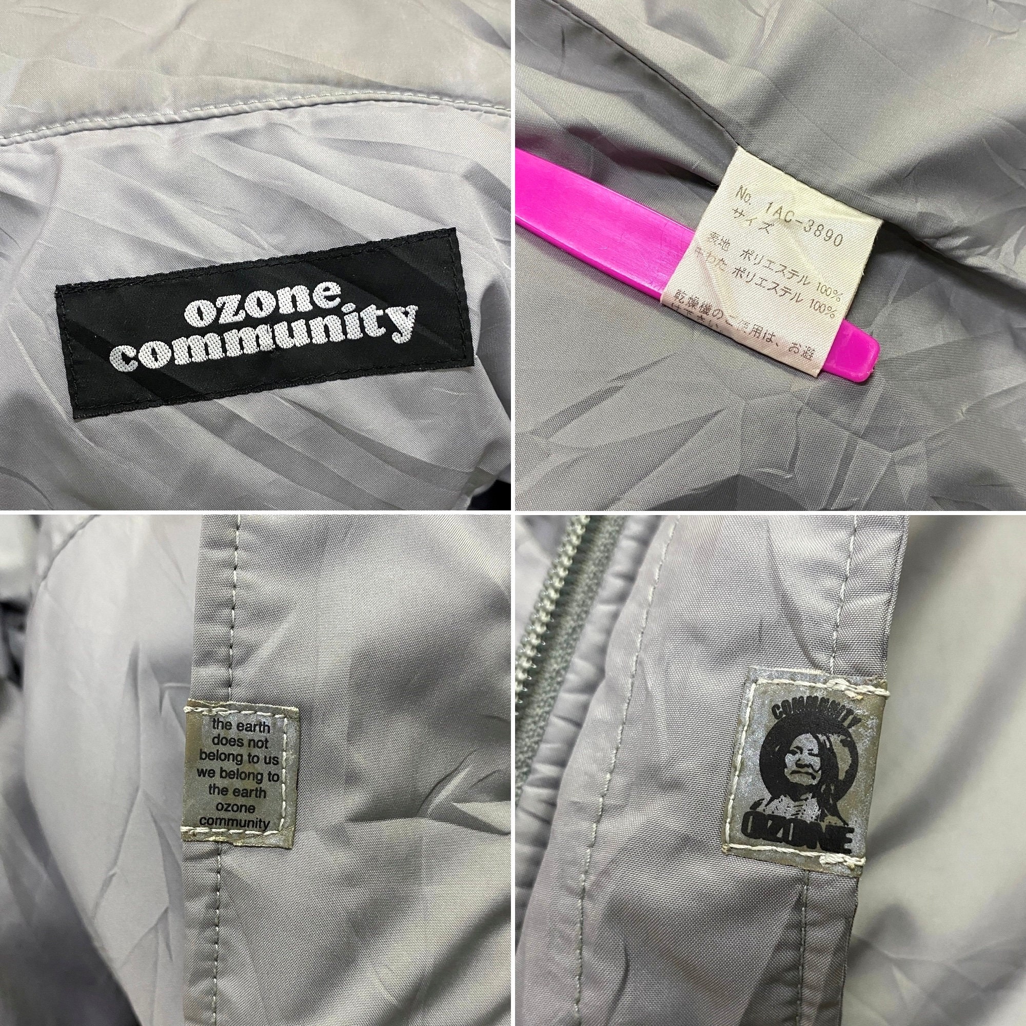 Vintage Ozone Community Puffer Parka Jacket Japanese