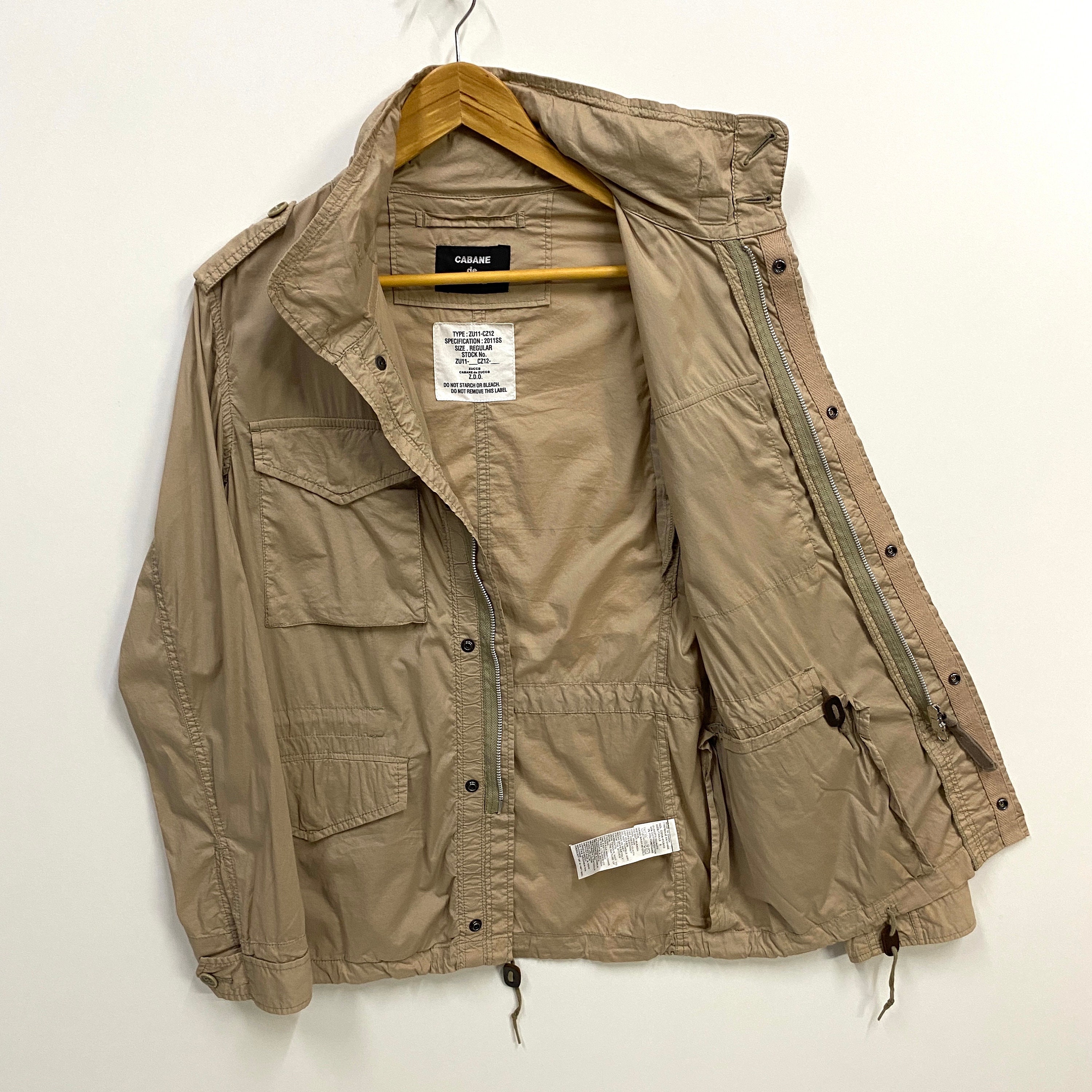 Cabane De Zucca M-65 Field Cargo Jacket Japanese Designer - Etsy