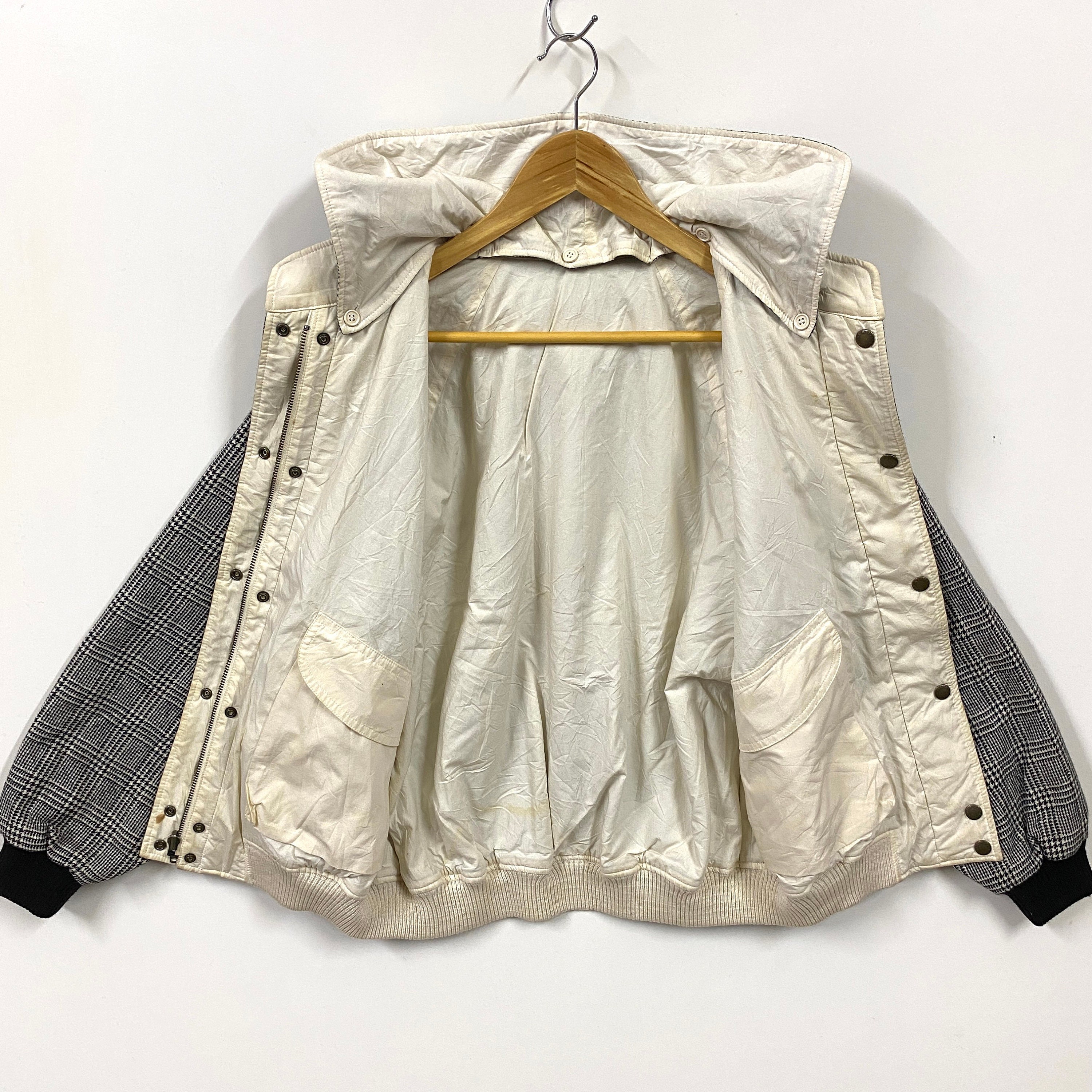 Vintage 90s Mcgregor Reversible Jacket Classic Hoodie Jacket Plaid