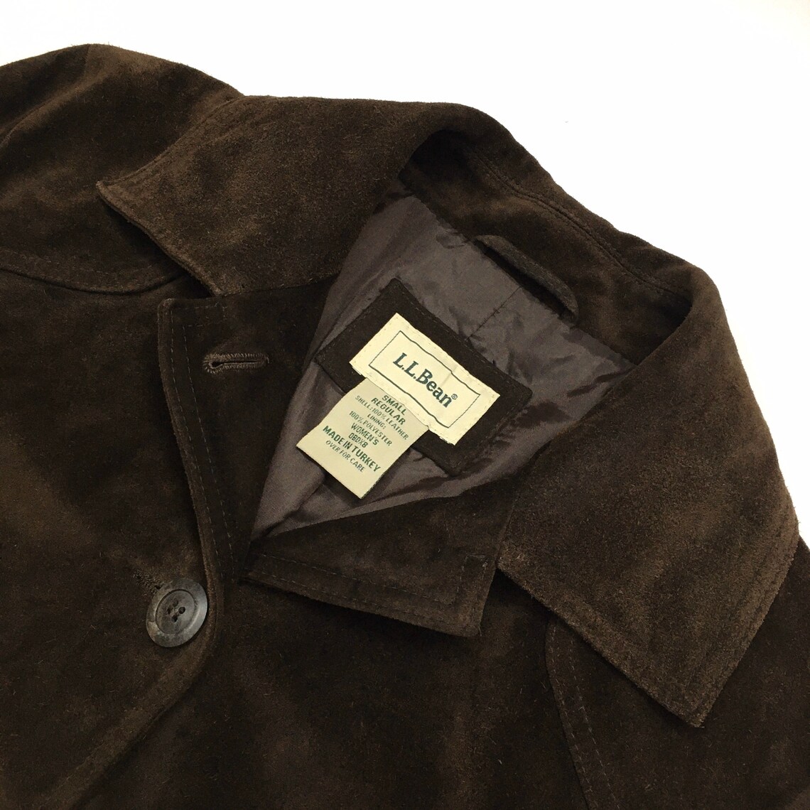 Y2K Vintage LL Bean Jacket L.L. Bean Suede Leather Jacket For Etsy