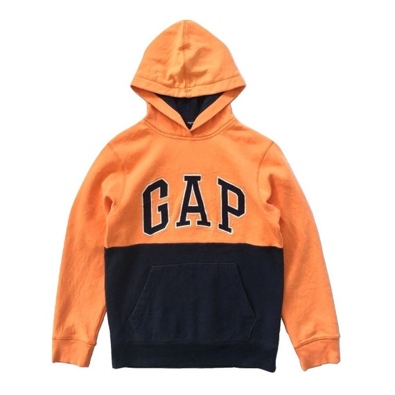 orange and blue sweatshirt