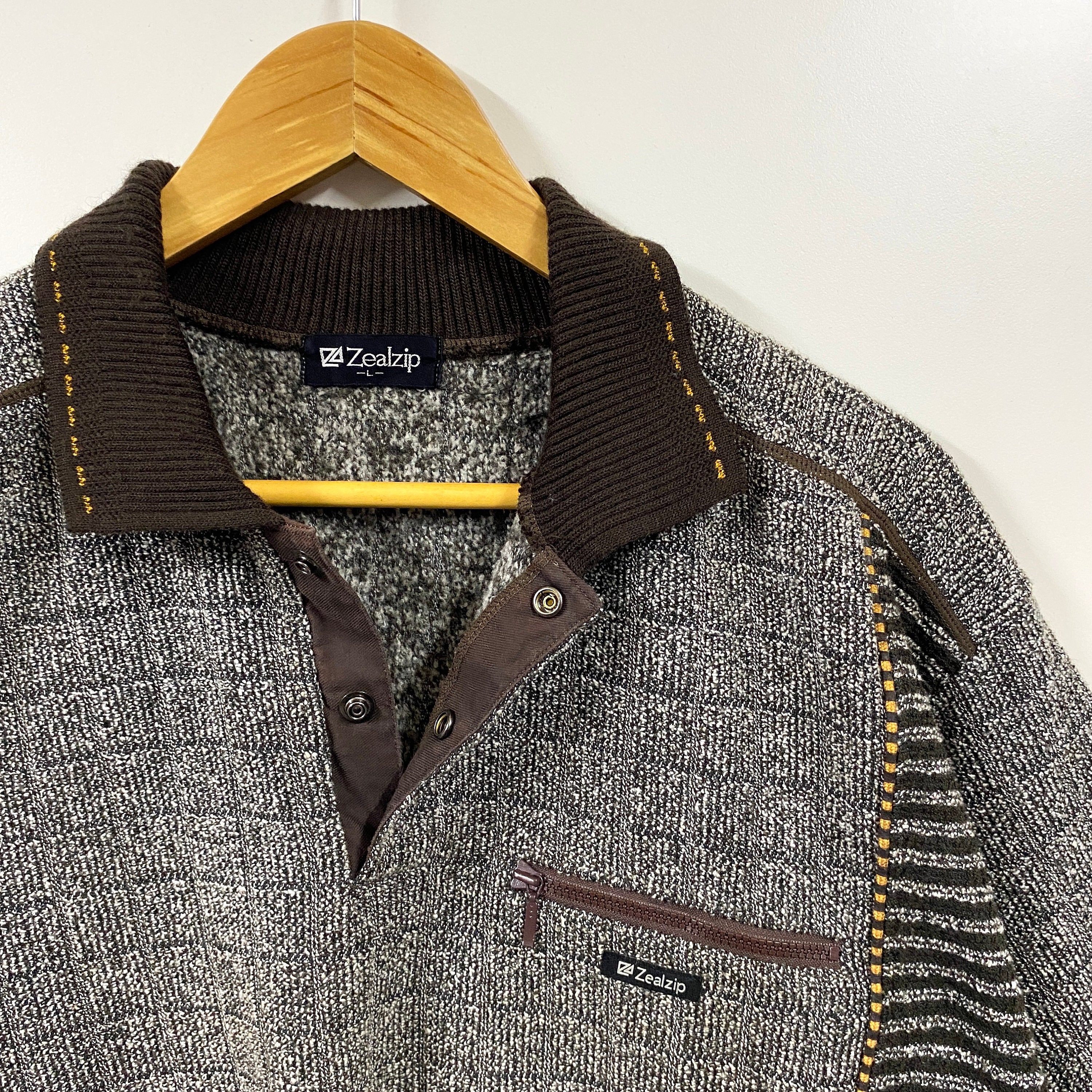 Vintage Japanese Brand Zealzip Sweatshirt Zealzip Sweater