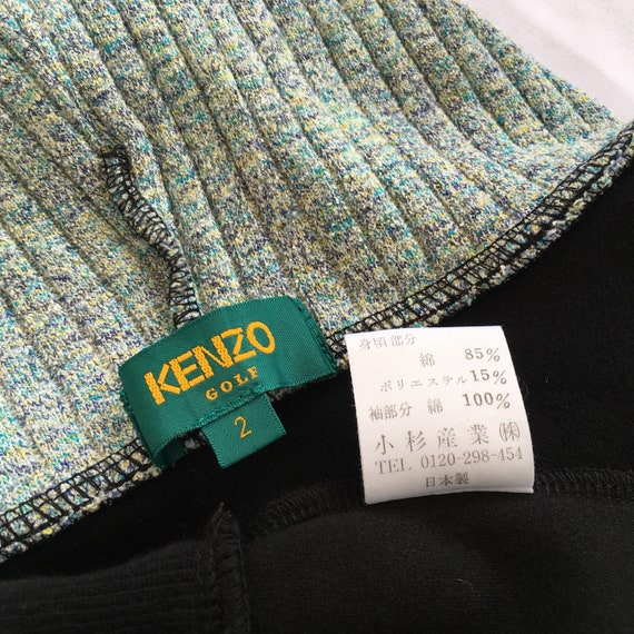 Vintage Kenzo Sweatshirt Turtleneck Kenzo Golf Ke… - image 6