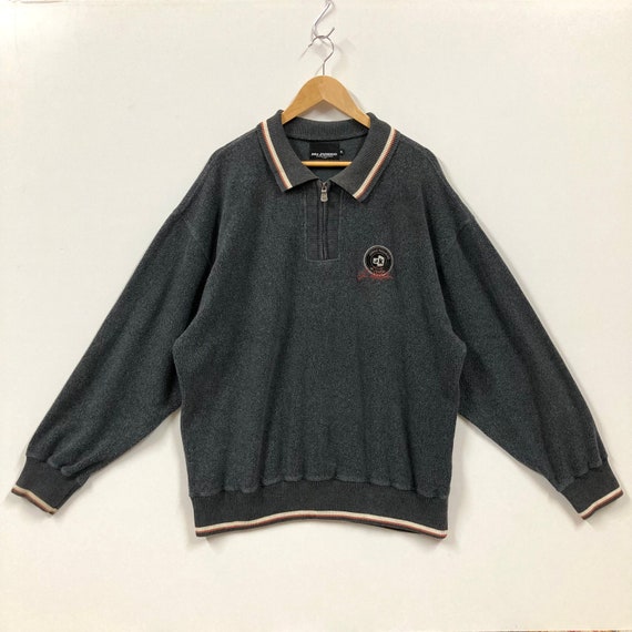 Vintage Mr Junko Quarter Zip Fleece Sweater Mr Junko