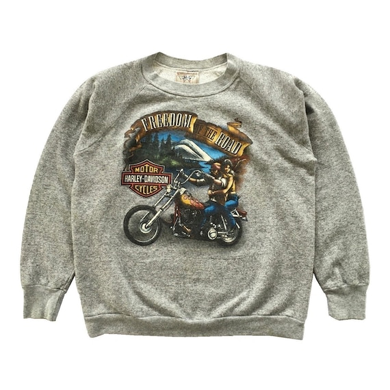 harley davidson crew neck jumper