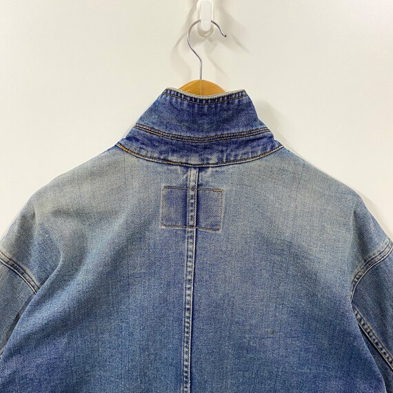 Faded Distressed Vintage Uniqlo Denim Chore Coat Japanese Faded Distressed Vintage Uniqlo Denim Chore Coat Japanese