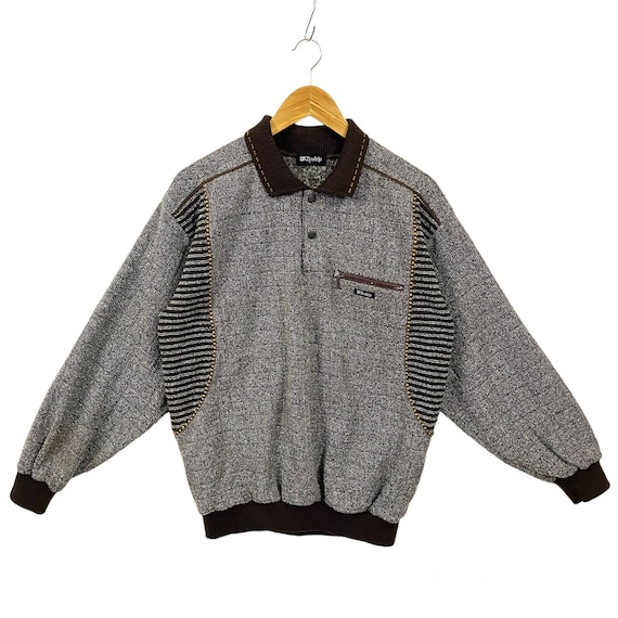 Vintage Japanese Brand Zealzip Sweatshirt Zealzip Sweater