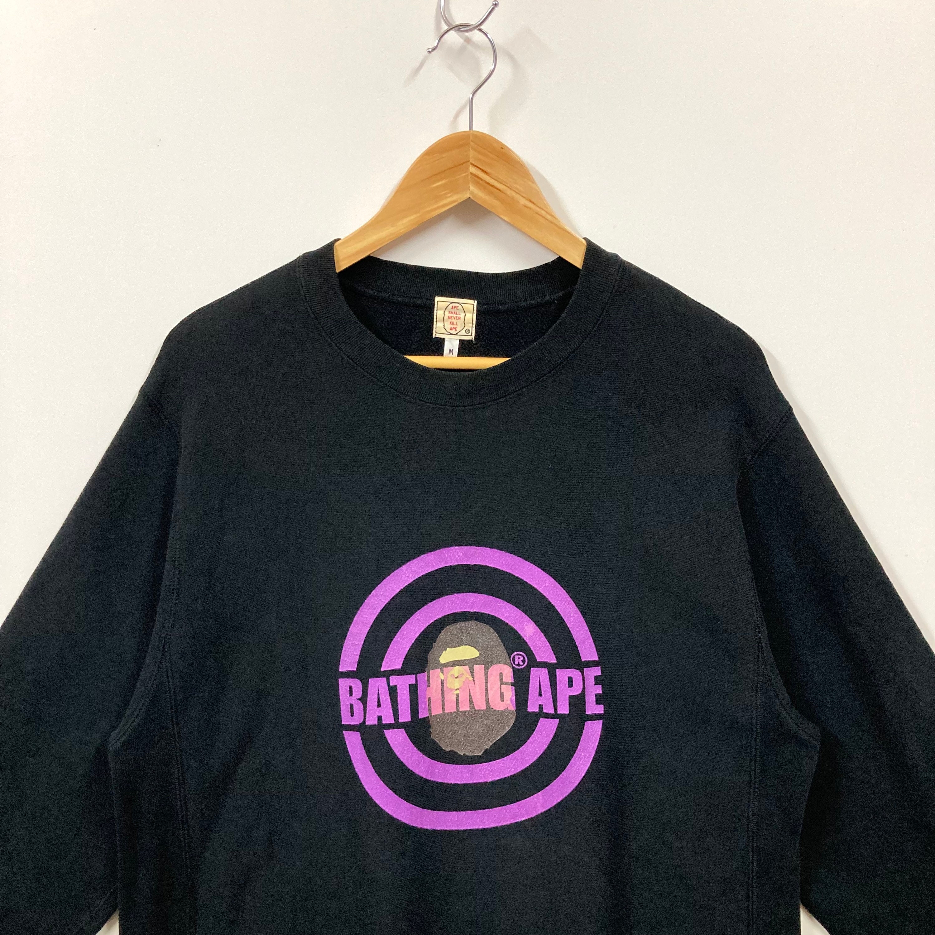 A BATHING APE ロングtシャツ swag y2k ストリート　平成 Y2K Vintage A Bathing Ape Sweatshirt BAPE Sweater BAPE