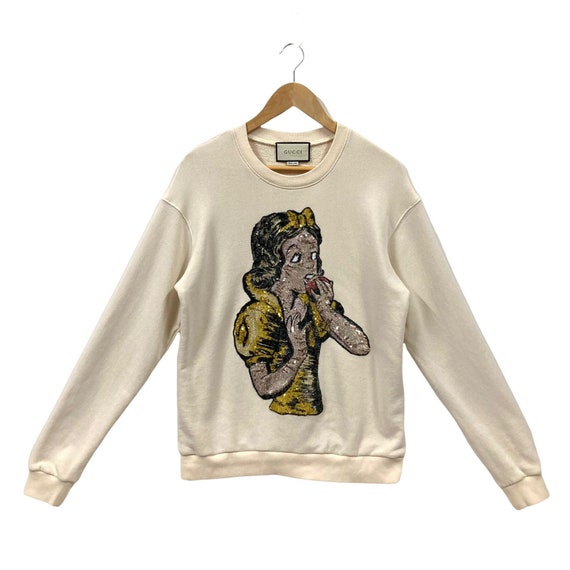 belasting heel veel eetpatroon GUCCI Snow White Sweatshirt Gucci Sweater Gucci Crewneck - Etsy