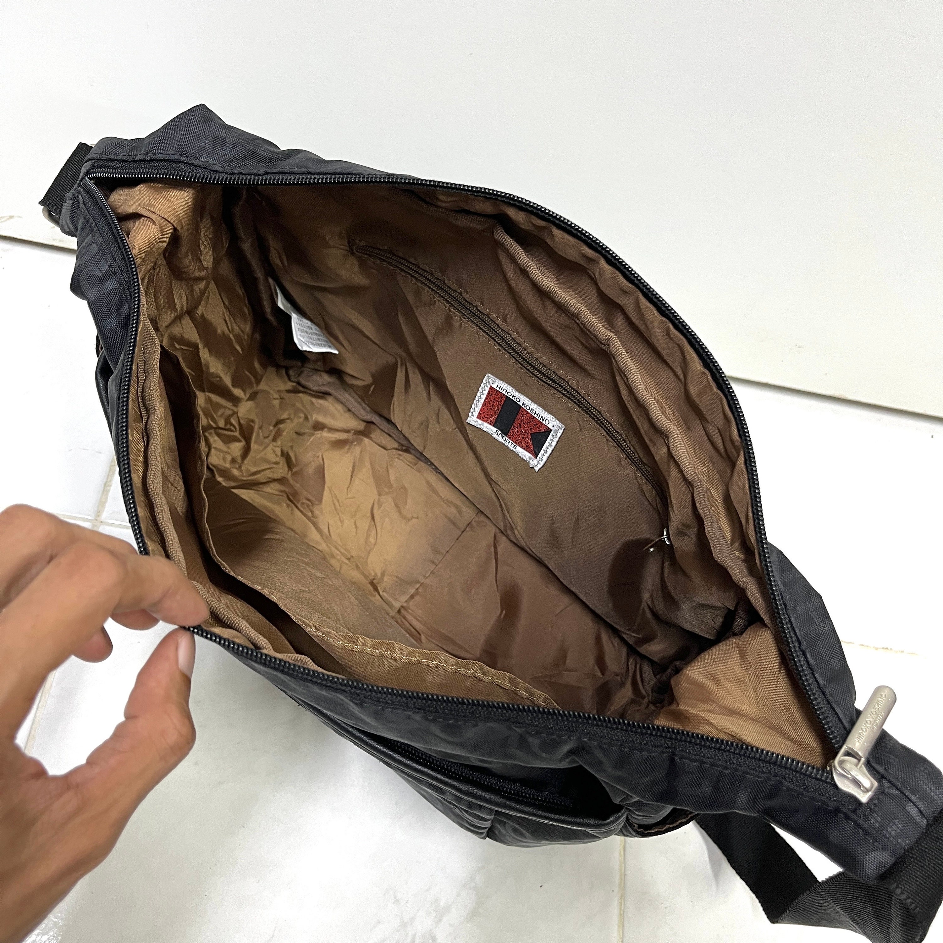 Vintage Hiroko Koshino Sports Sling Bag Japanese Designer