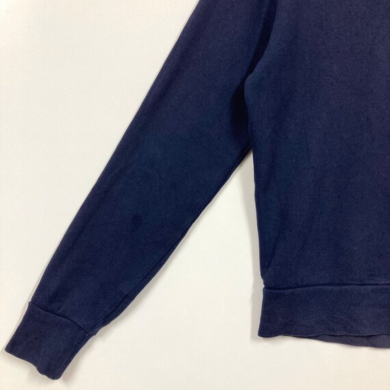 POLO Ralph Lauren Shawl Collar Sweatshirt Leather… - image 5