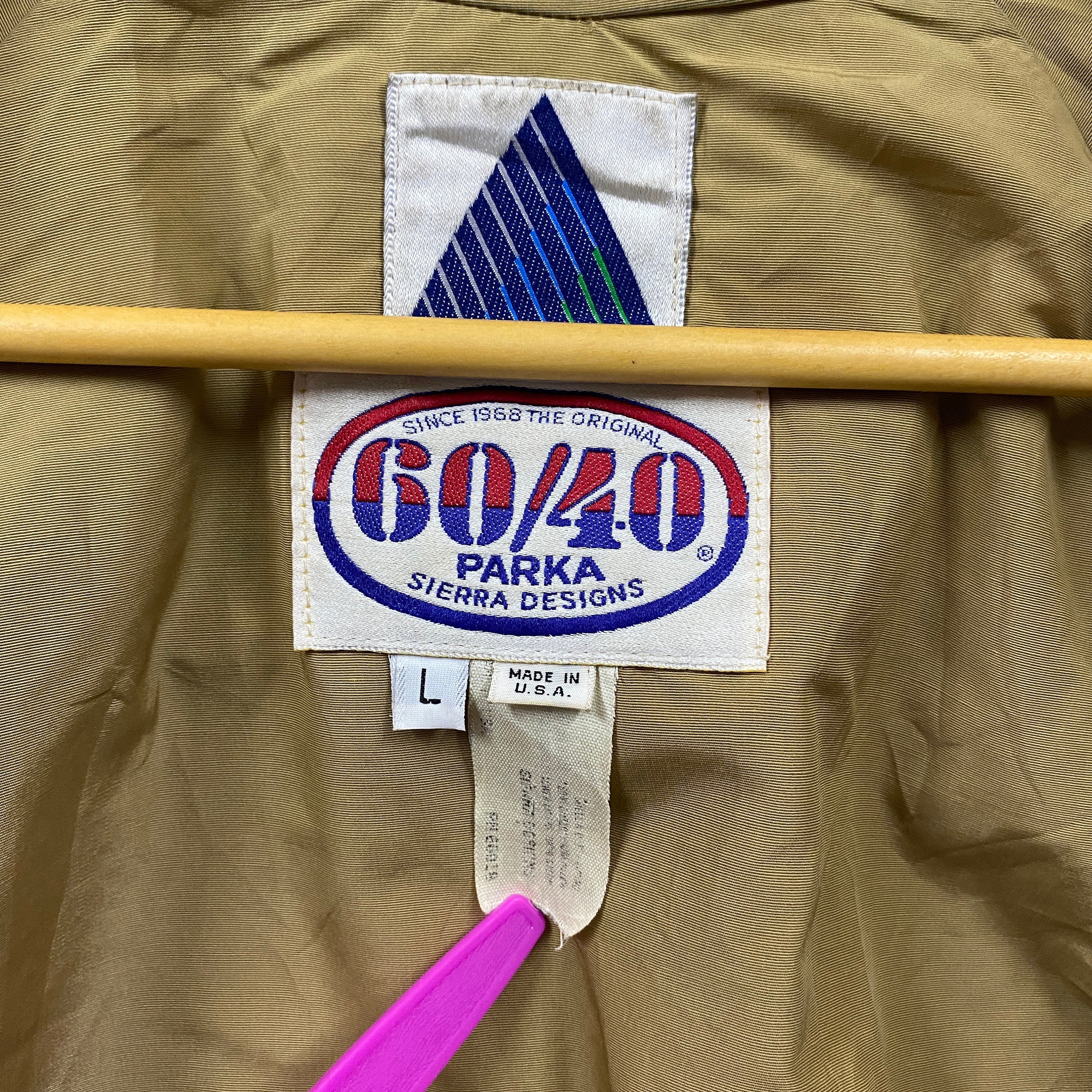 Vintage Sierra Designs 60/40 Parka Mountain Jacket Outdoor Gear