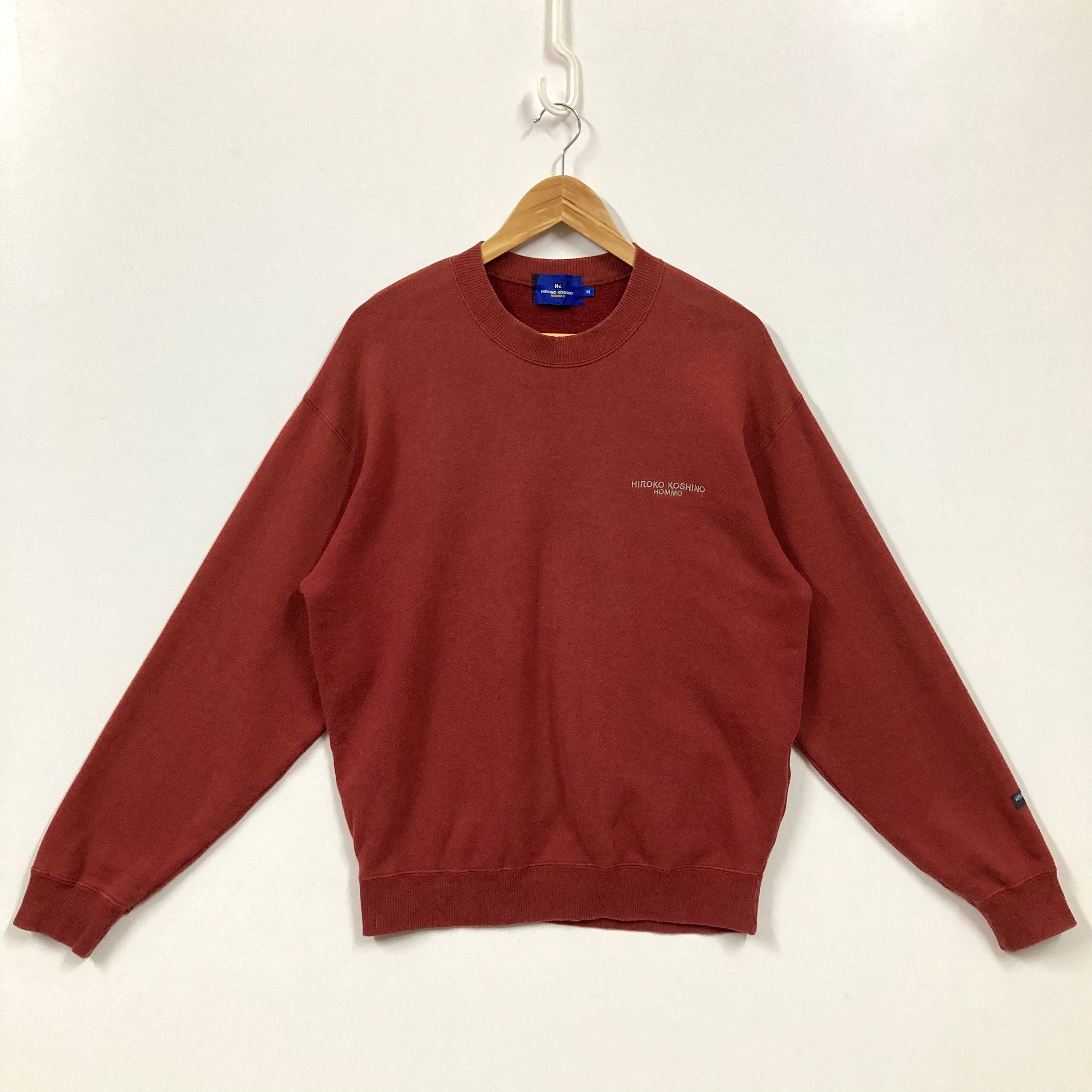 〜90s　vintage　HIROKO KOSHINO　両面ロゴ刺繍　スウェット Vintage 90s Hiroko Koshino Homme Sweatshirt Koshino Sweater