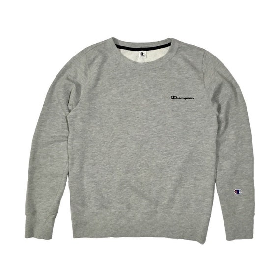 champion light grey sweatshirt