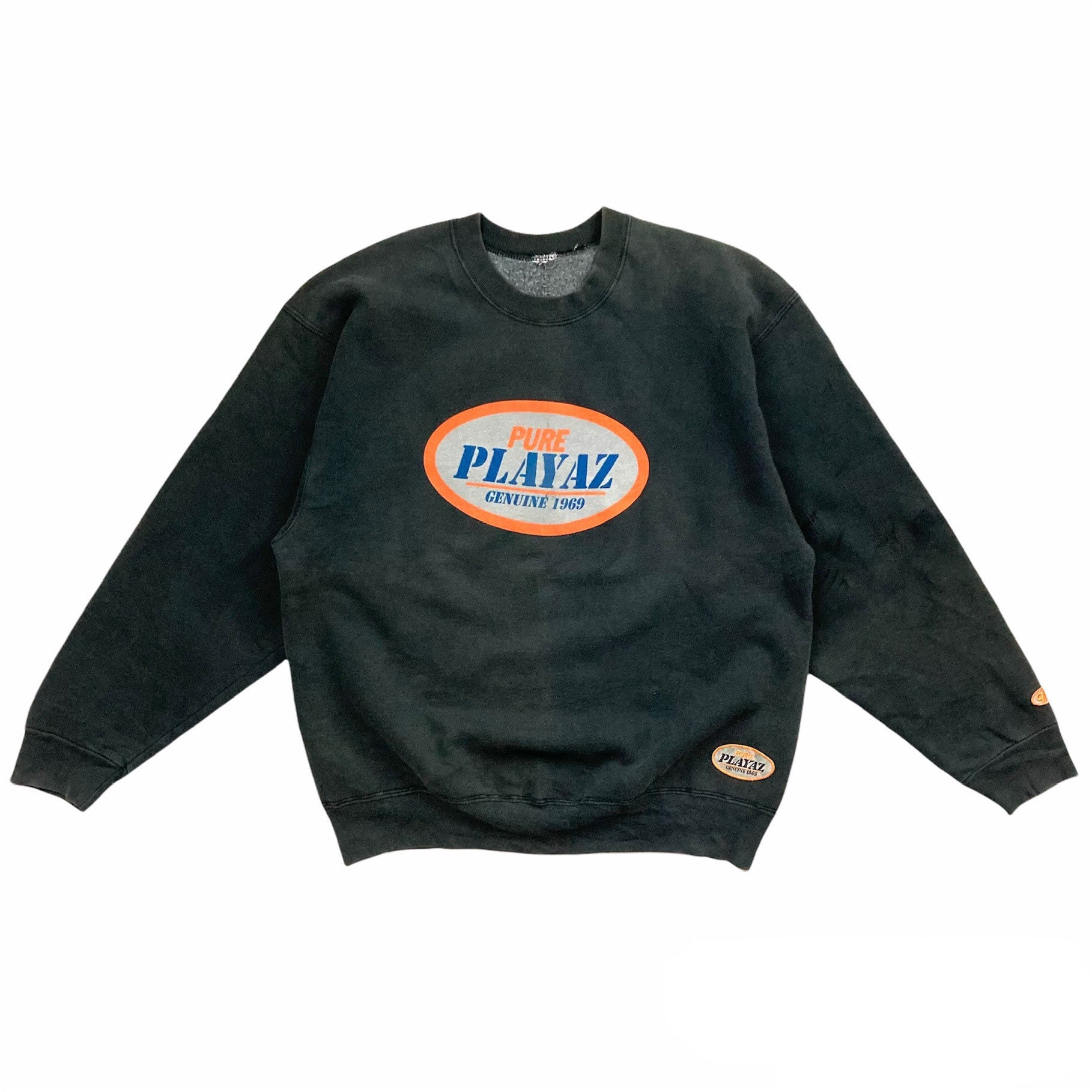 Faded Distressed Vintage 90s Pure Playaz Sweatshirt Pure Faded Distressed Vintage 90s Pure Playaz Sweatshirt Pure