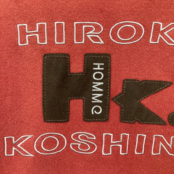 〜90s　vintage　HIROKO KOSHINO　両面ロゴ刺繍　スウェット Vintage 90s Hiroko Koshino Homme Sweatshirt Koshino Sweater