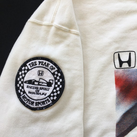 RARE Vintage Honda Grand Prix F1 Racing Team Sweatshirt Ayrton Senna Photographic Suzuka Japan Formula 1 Philosophy By Honda F1 Collection RARE Vintage Honda Grand Prix F1 Racing Team Sweatshirt Ayrton Senna Photographic Suzuka Japan Formula 1 Philosophy By Honda F1 Collection