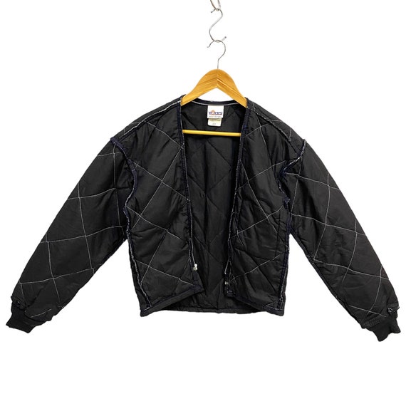 RARE Vintage Topps FR Nomex IIIA Liner Bomber Jacket Work Coat Flame Resistant Safety Jacket Firefighter Black Small Etsy New Zealand
