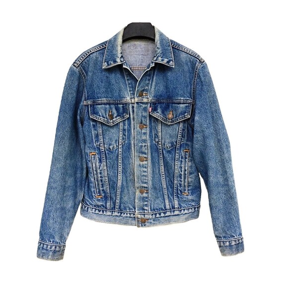 levi's trucker medium stonewash