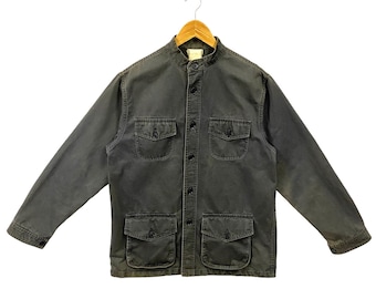 80s Vintage CottonTwill Fooded Coat USA製 80s Vintage CottonTwill Fooded Coat USA製
