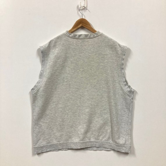 Vintage 90s Nike Vneck Tank Top Sweater Nike Swea… - image 7