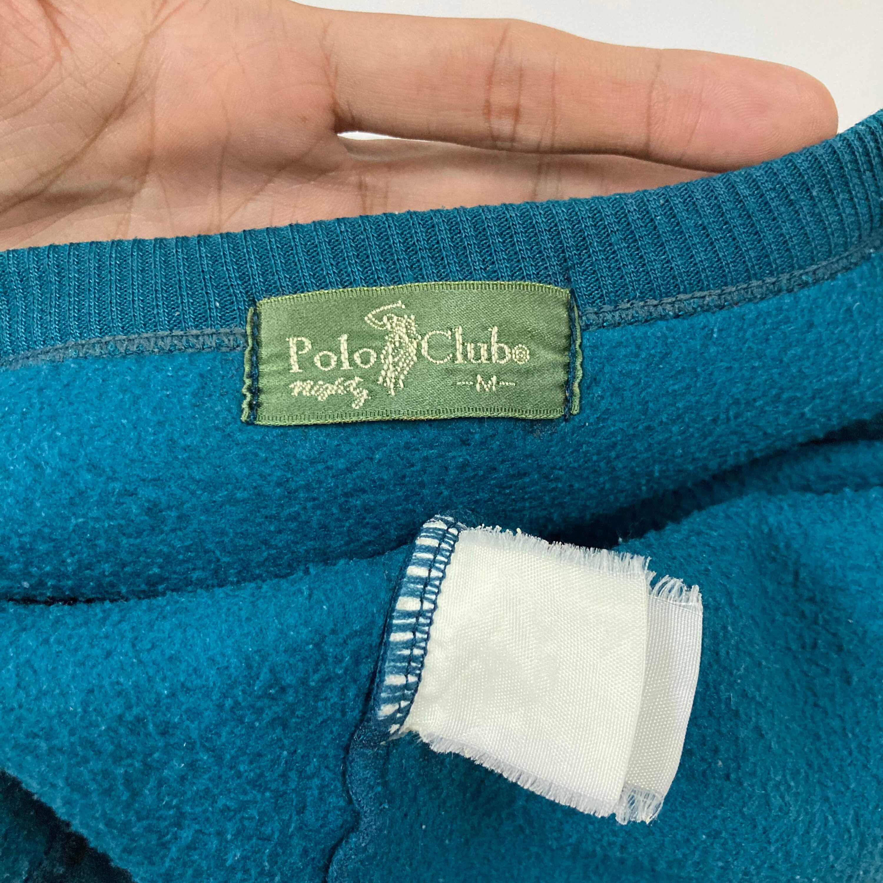 Vintage Polo Club Sweatshirt Polo Club Sweater Polo Club Crewneck Pullover  Casual Night Wear Polo Club Logo Embroidery Emerald Green Medium - Etsy