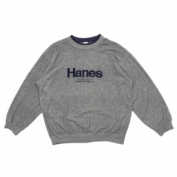 hanes black sweater