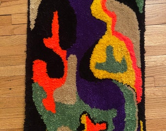 Abstract Handmade Rug!