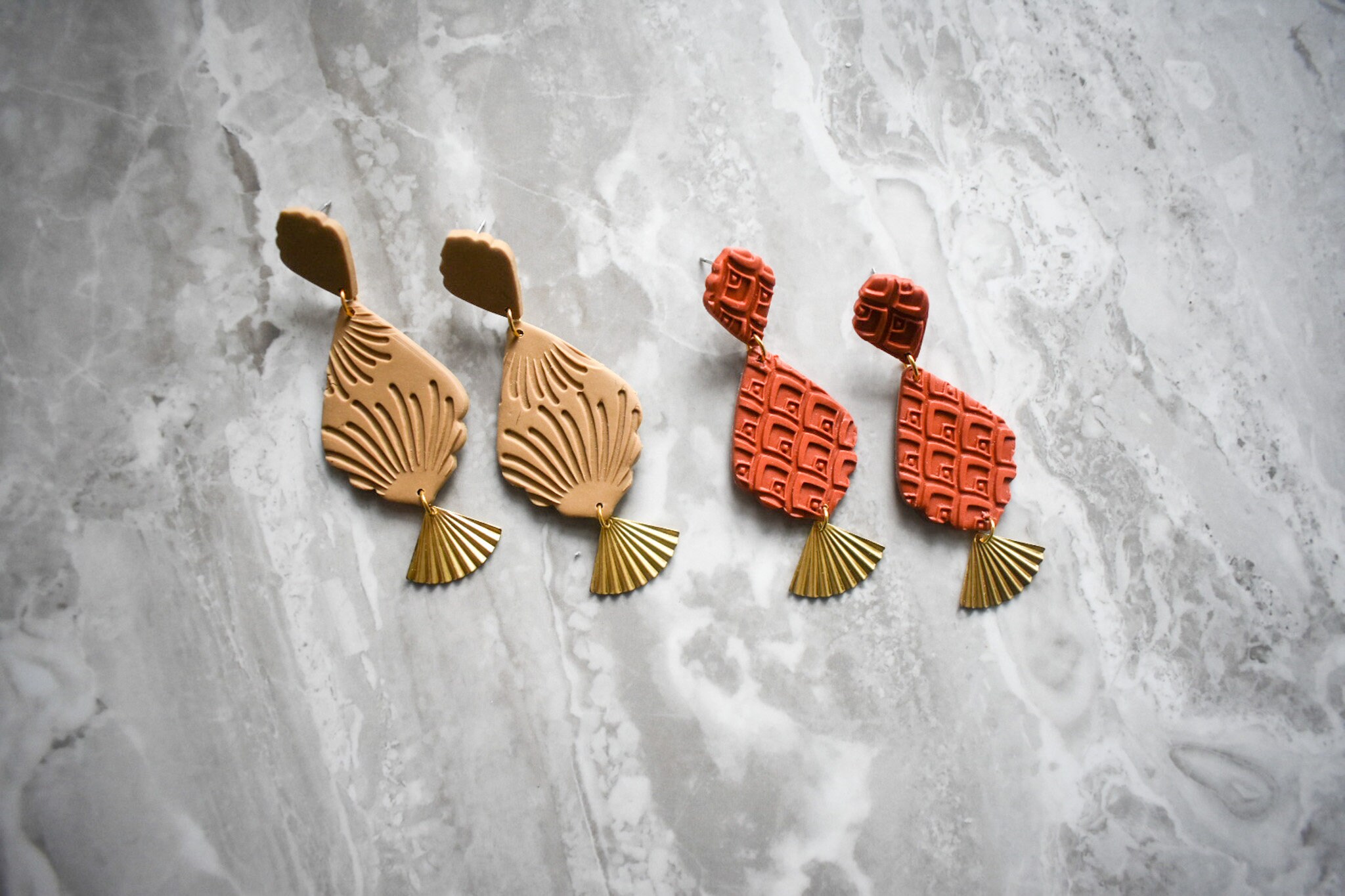 Calabaza Especia / Pendiente de arcilla de polímero | Etsy