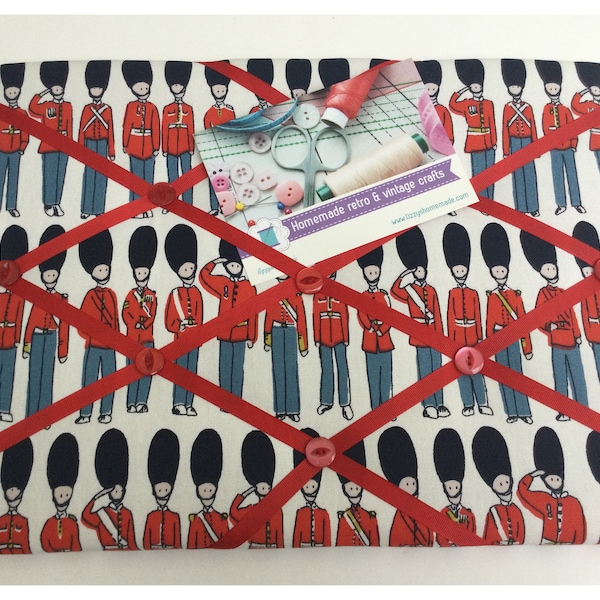 Cath Kidston London guard fabric memoboard