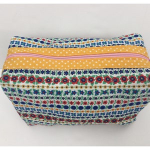 Liberty fabric make up bag